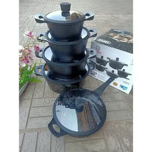 Bosch Silicone 11pc Black Cookwares