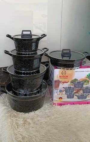 Bosch Regina 10pc Black Granite Cookwares