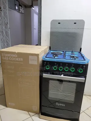 Syinix Cooker,3gas+1hotplate With Electric Oven (1yr Warranty)