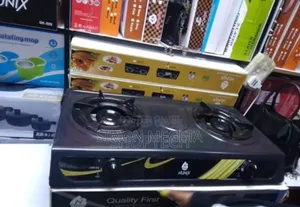 Black Nunix 2burner Stainless Cooker