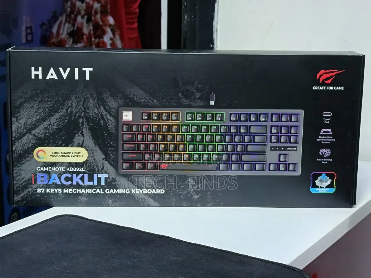 Havit Gamenote Kb892l Backlit Mechanical Gaming Keyboard