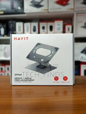 The Havit St7411 360° Rotating,Adjustable Laptop Stand