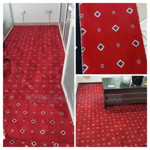 Vip Red Dot Carpet for Offices, Churches Homes
