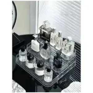 Acrylic Display Shelf Vanity Perfume Holder Organizer
