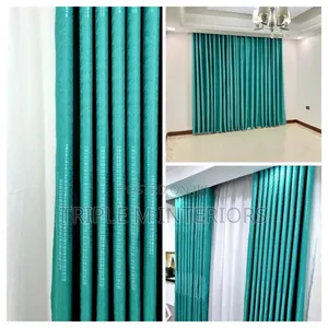 Chic Designer Lounge Curtain Set