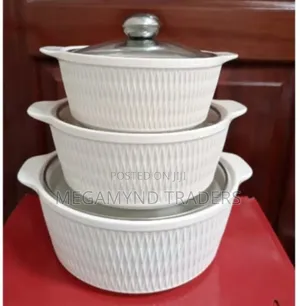 3 PCS Casserole Set / Serving Dish