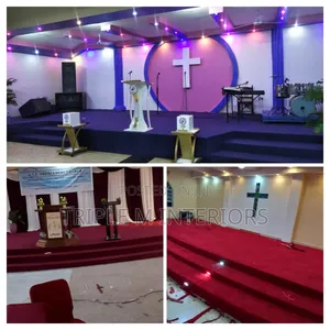 Ornamental Church Carpet Finish Design