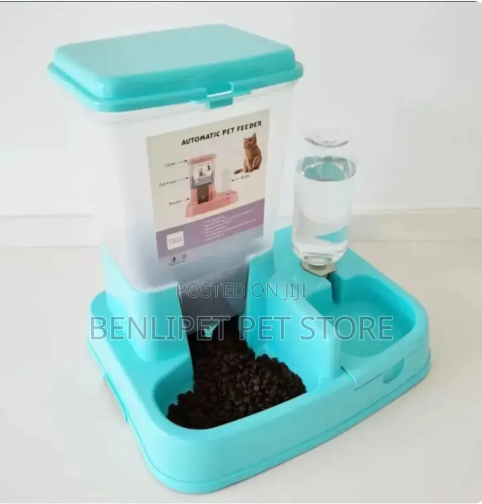 Durable Automatic Pet Food Feeder and Waterer