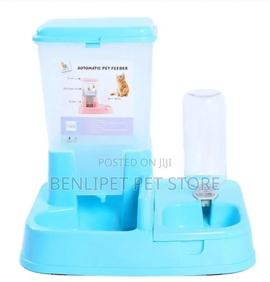 Durable Automatic Pet Food Feeder and Waterer
