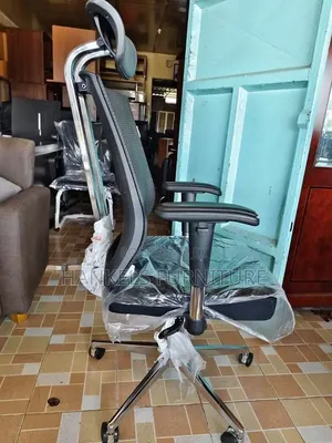 Executive Orthopedic Office Chair With Ergonomic Back Support
