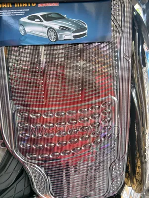 Silver Wipe Able Car Floor Mats/ Silver Car Mats
