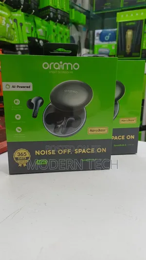Oraimo Spacebuds 2 Earbuds 52db Hybrid Anc Ai Translation