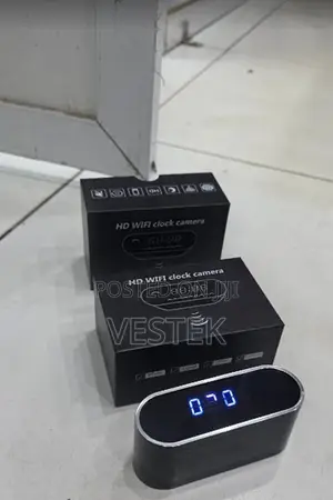 Table Clock Camera Indoor Home Security Surveillance
