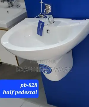 Pedestal Half With Unique Basin