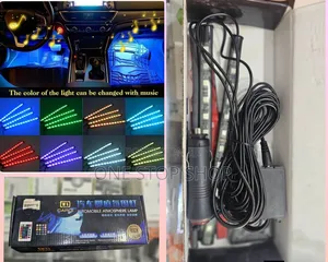 Atmosphere Remote Color Control Floor Lights 4 Strips