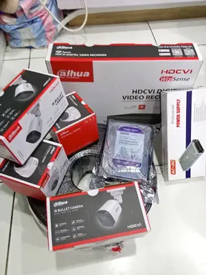Dahua 4 CCTV Package Installation Full Kit 4 Cameras