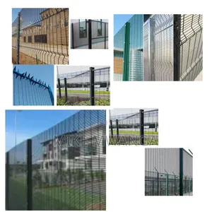 Industrial Grade Clear View Anti Climb Fence