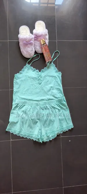 Light Green and Flowed Pajama Wear