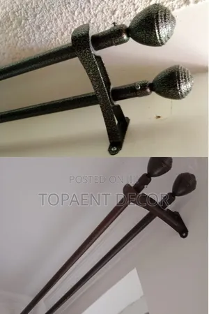 Hardware That Enhances Decor Powder Coated Curtain Rods