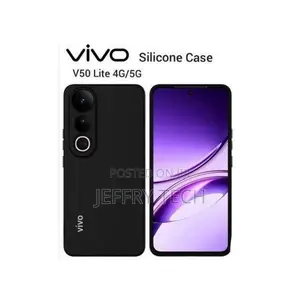 Vivo V504g/5g Black Original Liquid Silicone Phone Case/Cover