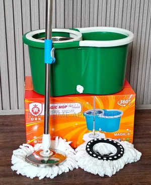 Metallic Spin Mop Bucket