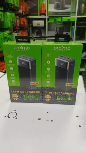 Oraimo Powernova Qf1 – Ultra-High Capacity 27,000mah 22.5w Power Bank