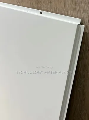 Plain Aluminium Ceiling Tiles – Suspended Grid System (Smooth Finish)