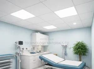 Plain Aluminium Ceiling Tiles – Suspended Grid System (Smooth Finish)