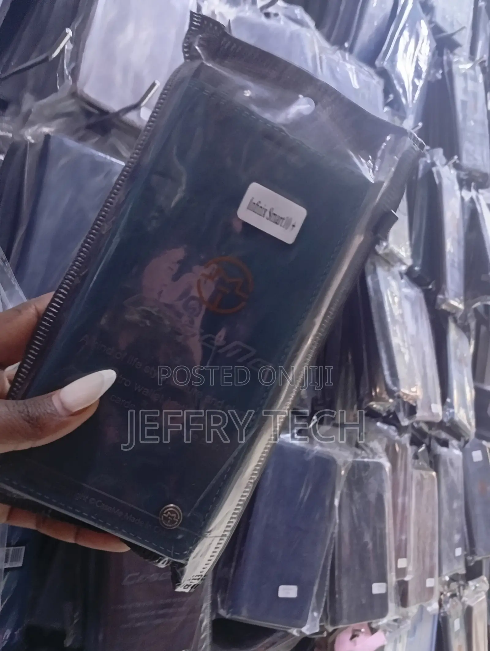 Generic Leather Flip Wallet Case Designed for Smartphones.