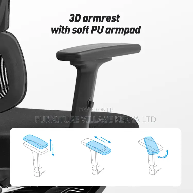 Orthopedic Imported Mesh Reclining Chair