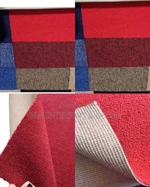 Wall to Wall Carpets 4mm in Red, Maroon and Brown