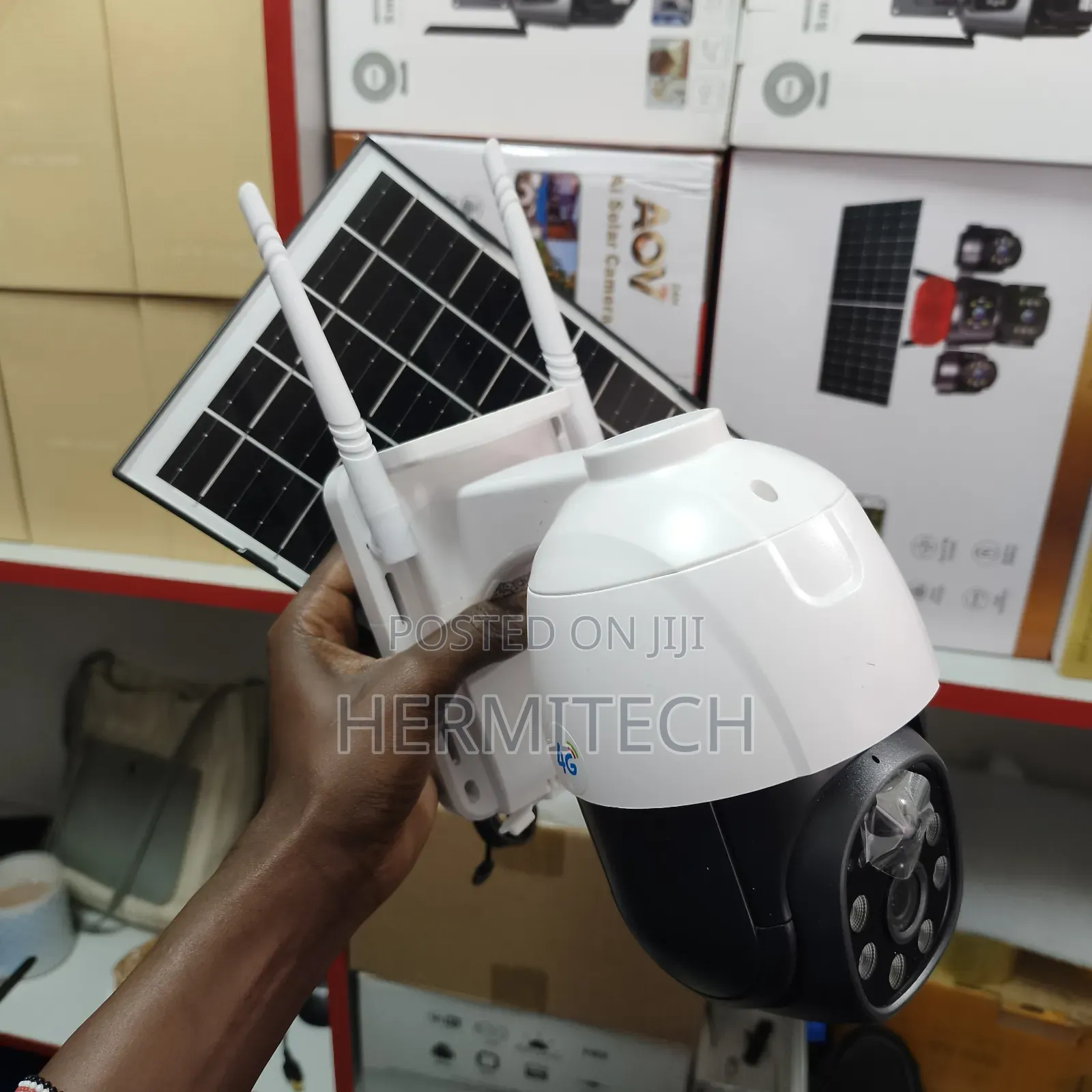4g Solar Powered CCTV Camera for Home Use
