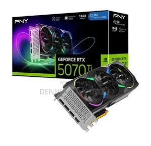 Pny Geforce RTX 5070 Ti Oc Triple Fan 16gb Gddr7 Graphics Card, Displa