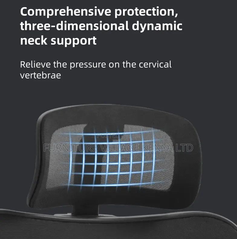 Swivel Adjustable Mesh Seat With Flip Armrest