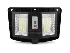 Dual-Panel Integrated Solar Street Lamp With Radar Motion Sensor
