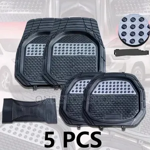 5xblack _Siover All Weather Car Mats Compatible With Range of Vehicle