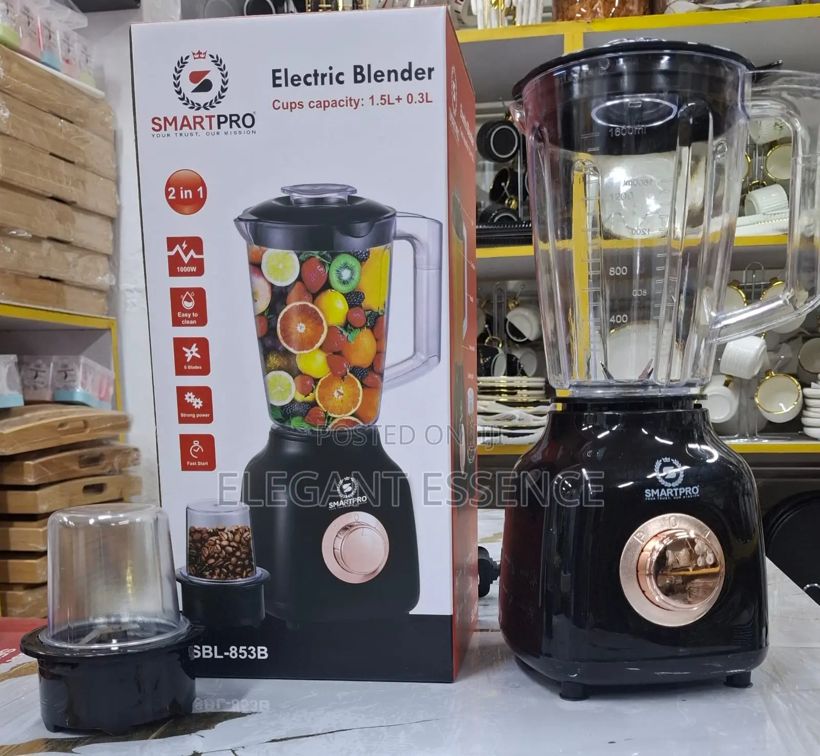 Smartpro 2 in 1 Blender 1.5l