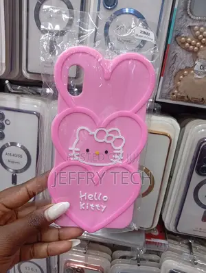 Hello Kitty Pink Silicone Phone Case Designed for the Apple iPhone