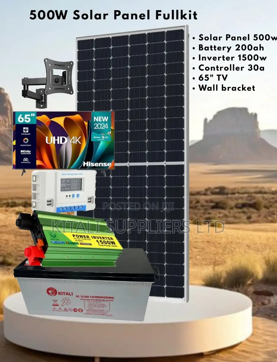 500w Solar Panel Fullkit
