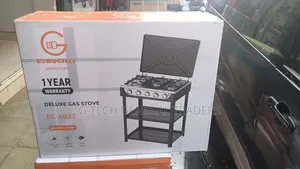 Eurochef Ec-6015 5burner Gas Cooker With Shelves