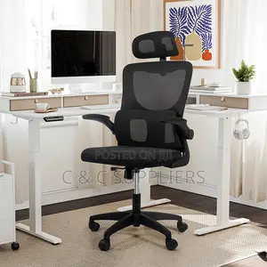 Office Seats; Ergonomic Office Chair With Flipping Arms