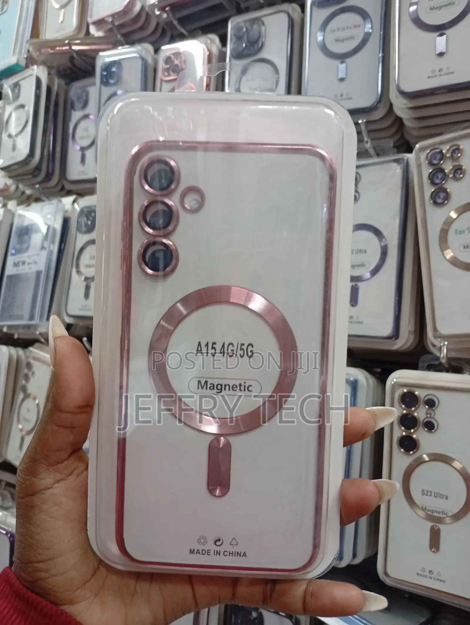 Silicone Case for the Samsung Galaxy A15 With Magsafe Compatibility.