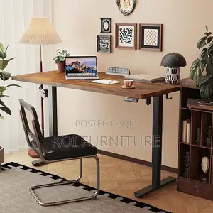 Office Desk; 1400mm Home Office Desk With Flexible Adjustbale Height
