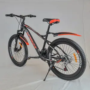Size 24 MTB Unirox 21-Speed Bike for Teens With Front Suspension