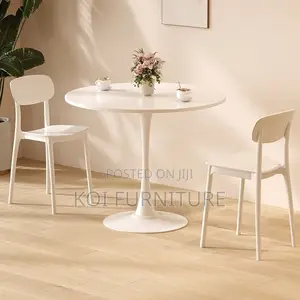 Coffee Table; Round Coffee Table Made From Marble