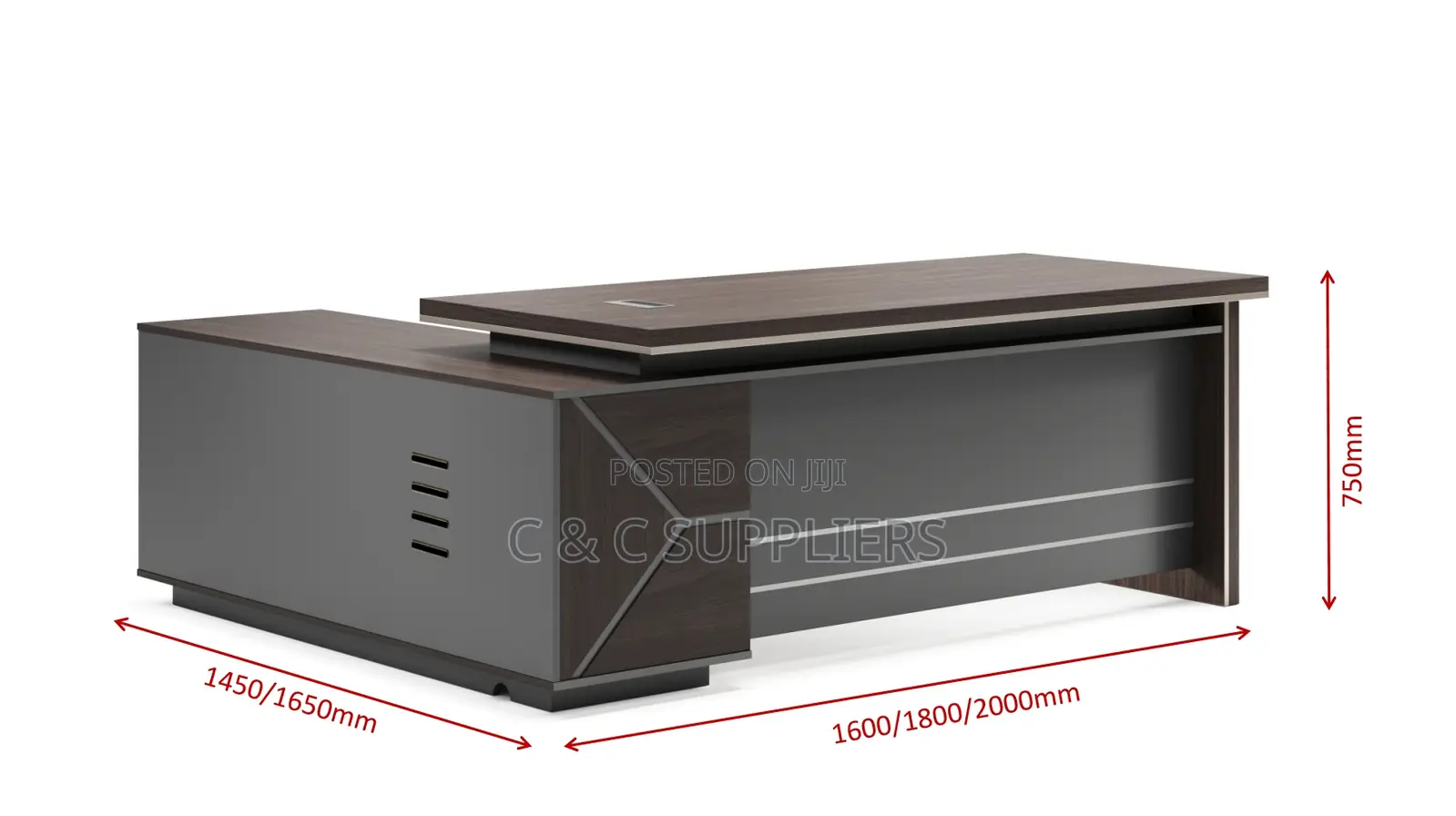Office Desks; Luxury Executive Desk for Bosses Ceos - 180cm