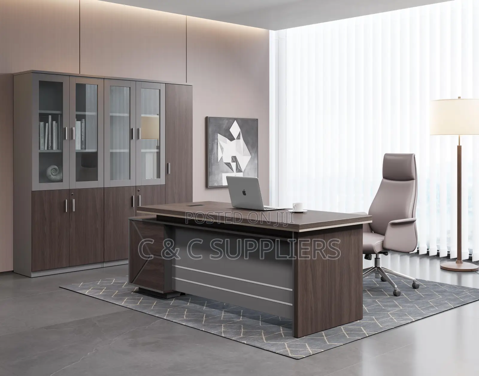 Office Desks; Luxury Executive Desk for Bosses Ceos - 180cm