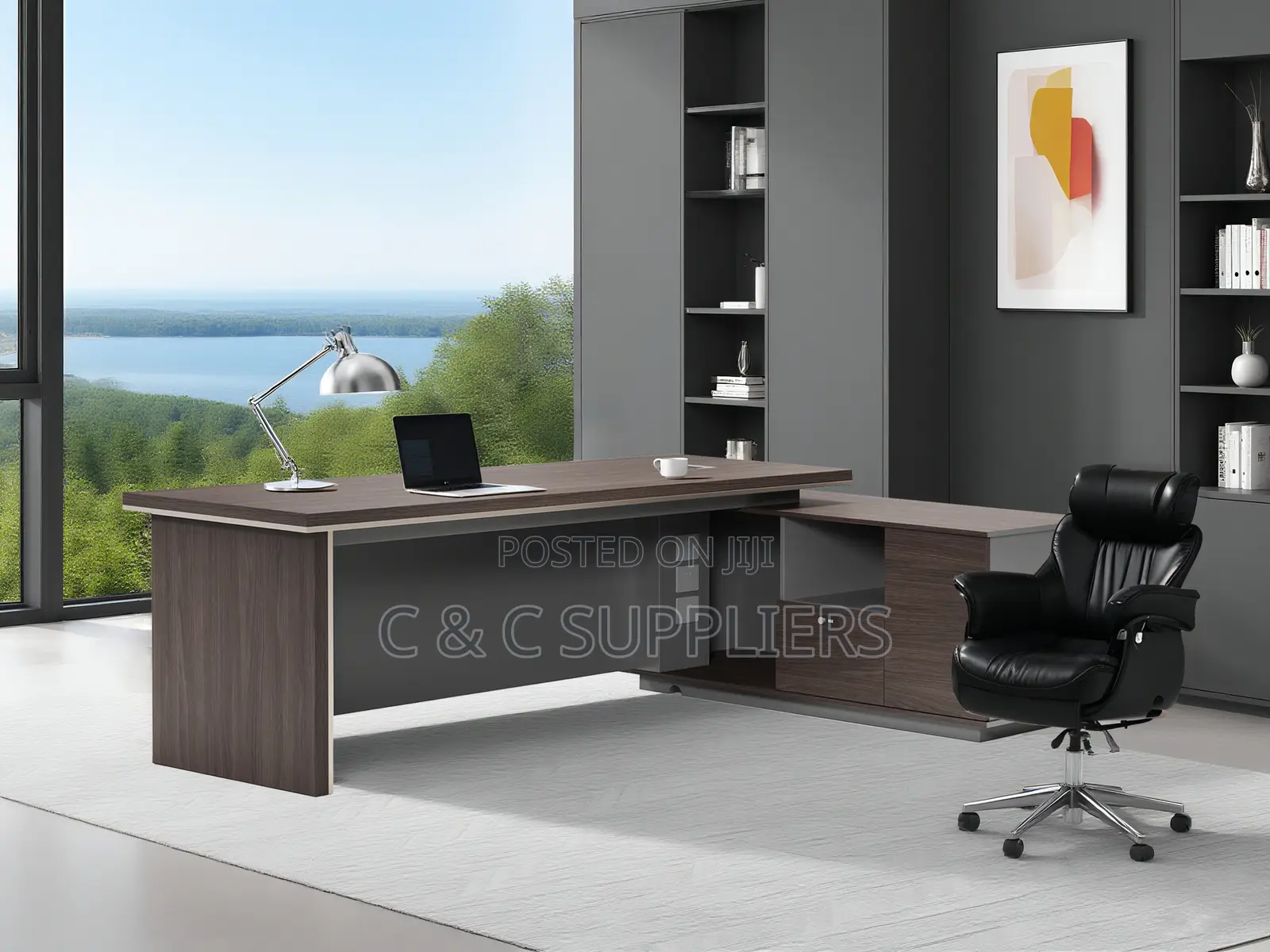 Office Desks; Luxury Executive Desk for Bosses Ceos - 180cm