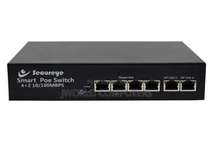 Secureye 4 Port Gigabit Poe + 2ge Uplink+ 1 Sfp Switch
