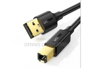 Ugreen Usb-a 2.0 Am to Bm Print Cable 5m (Black)-Us135
